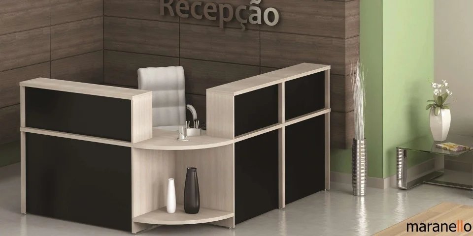 Balcão para Recepção em L – BR-02