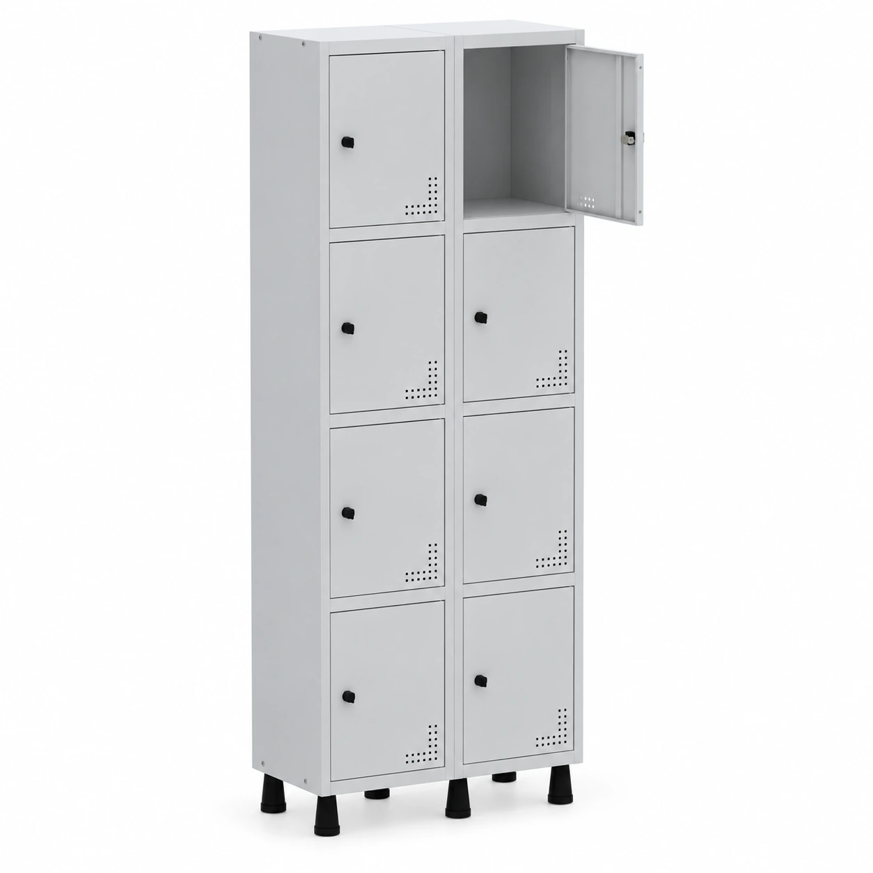 Roupeiro de Aço PAM c 08 Portas PEQUENAS – 1,80×0,69×0,32m – CZCZ – PANDIN – 74206