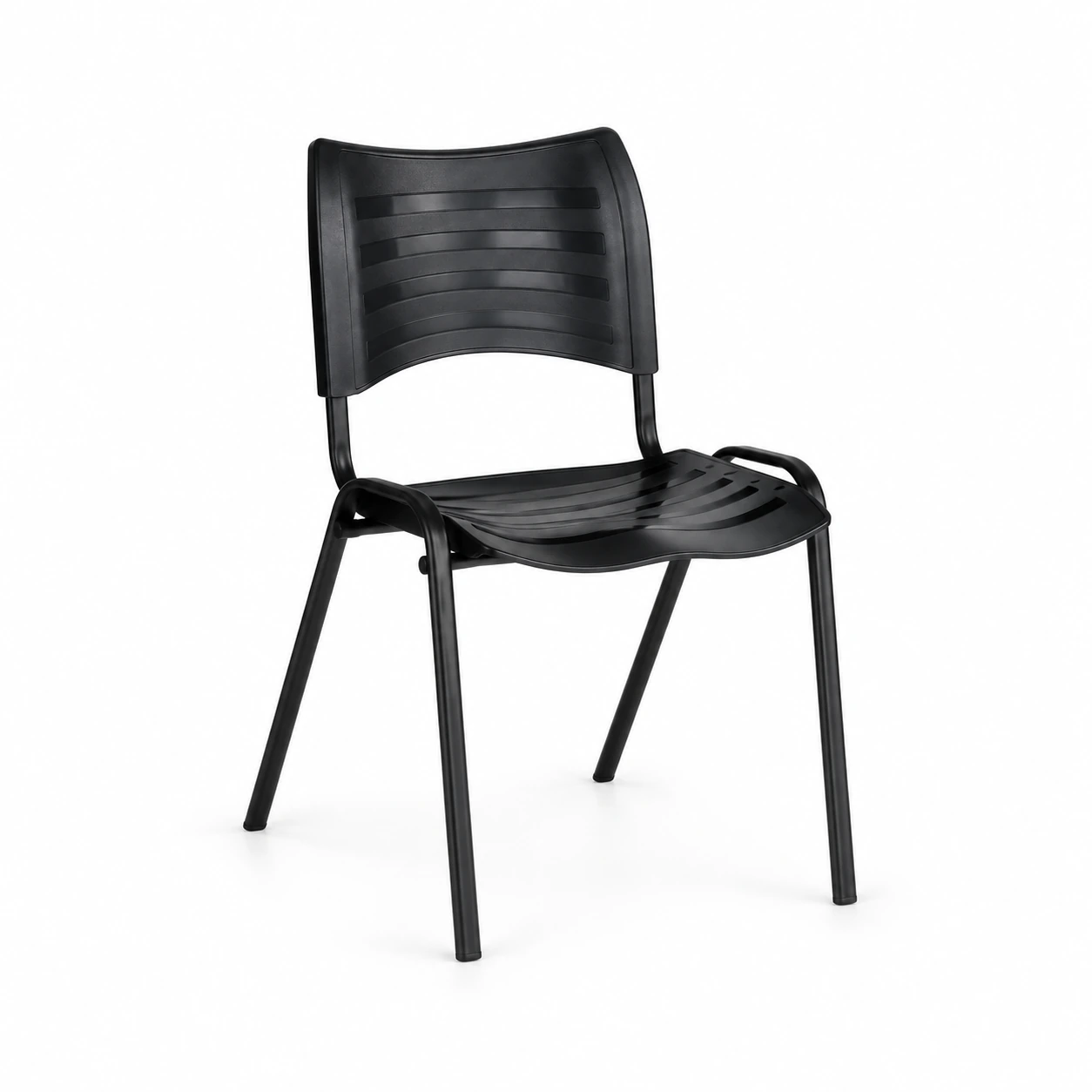 Cadeira Plástica Fixa com Base de Aço – CL-01