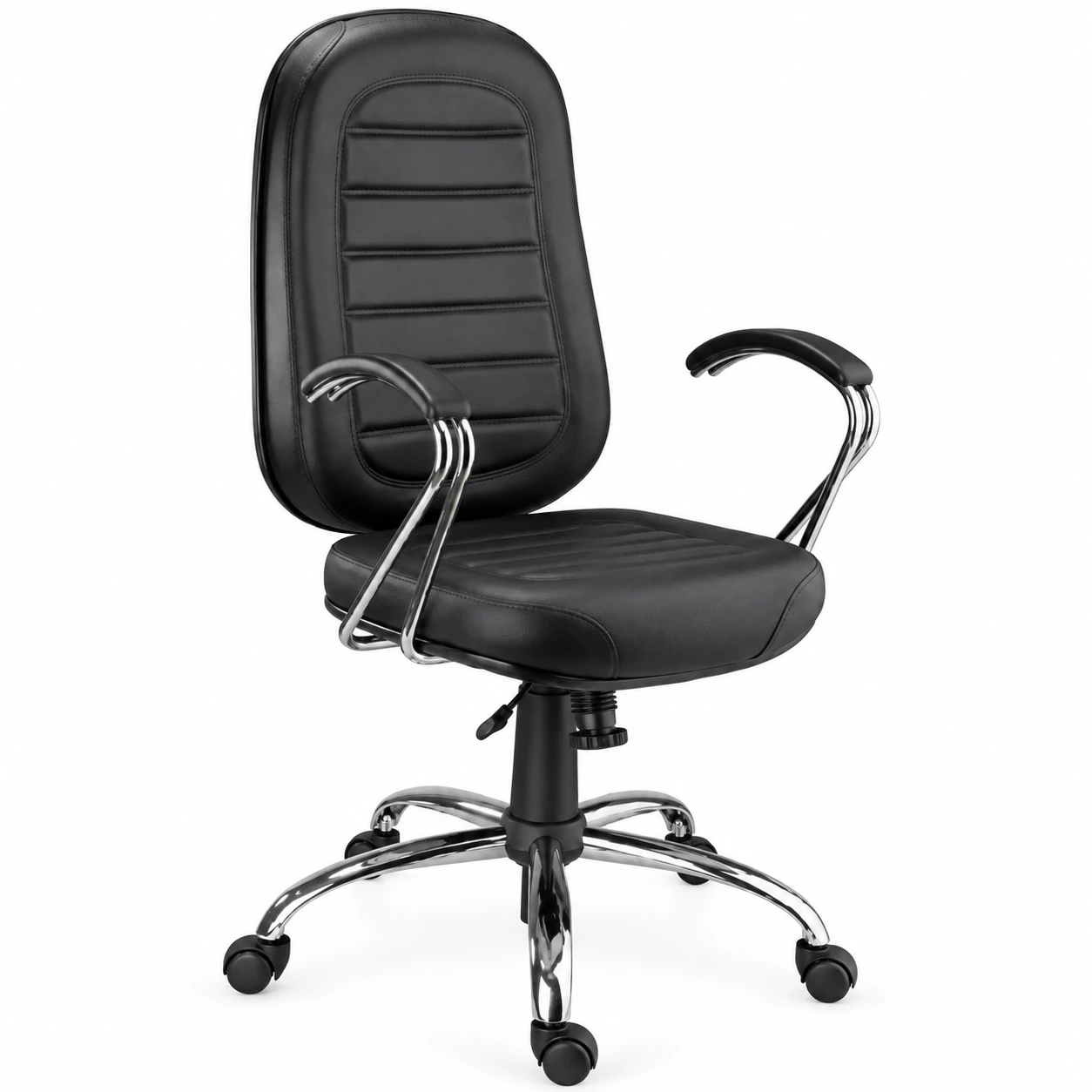 Cadeira Giratória Presidente Baixa com Costura – CP-04