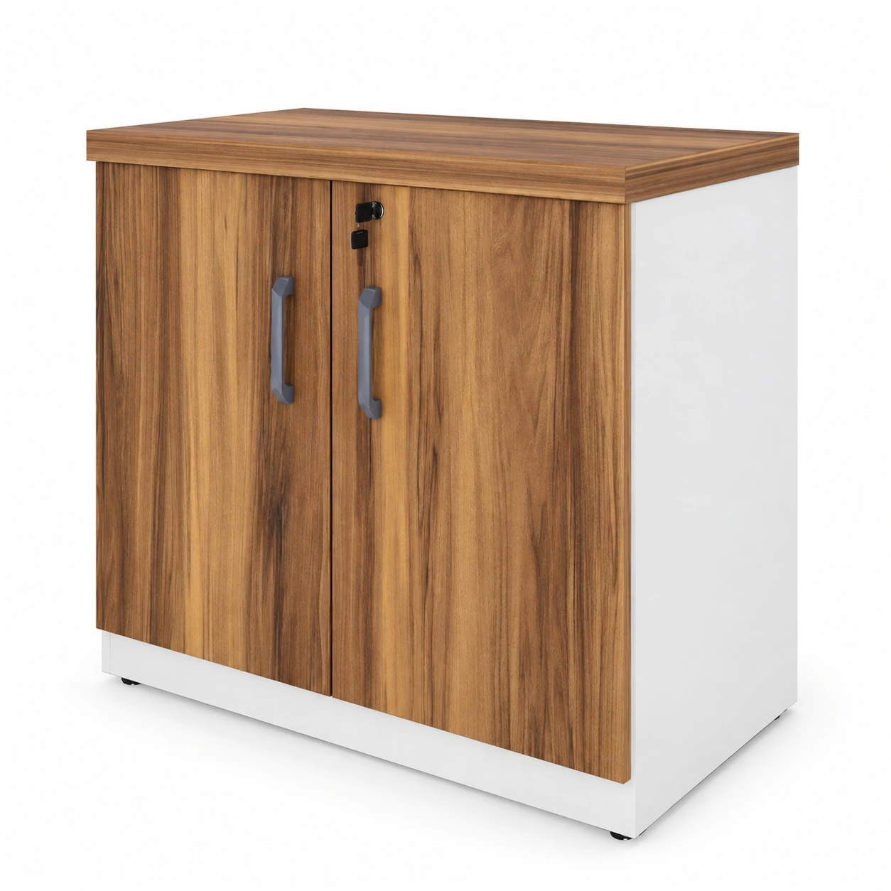 Armário Baixo com 02 Portas – 0,80×0,74×0,45m NOGAL SEVILHABRANCO – 34311