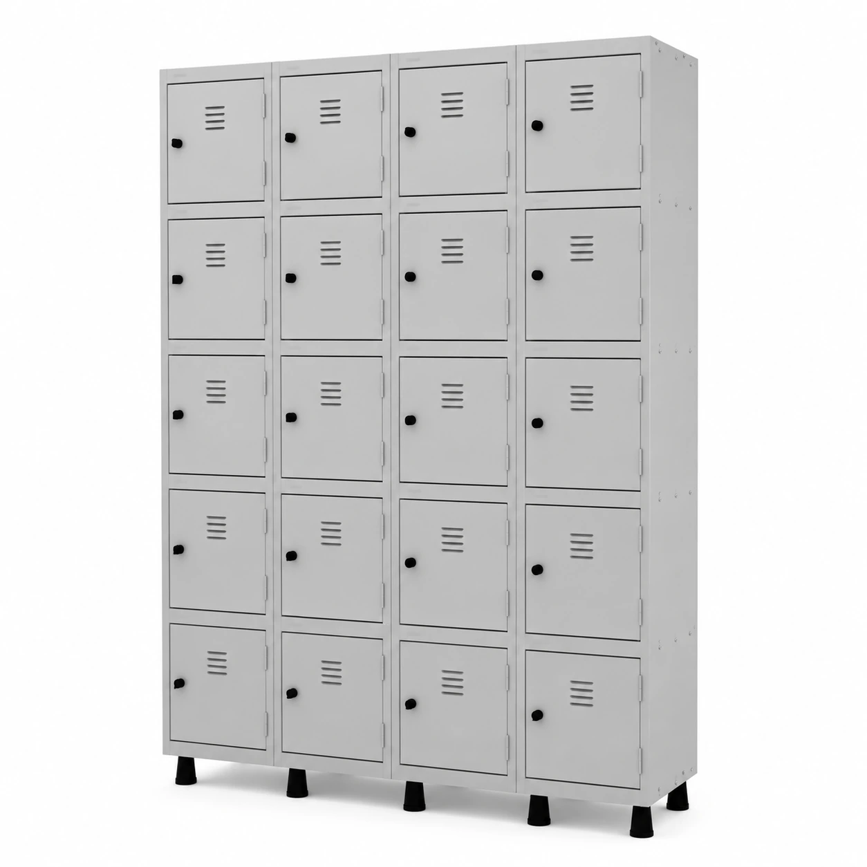 Roupeiro de Aço com 20 Portas Pequenas – 1,93×1,70×0,40m – CZ/CZ – PANDIN – 10009