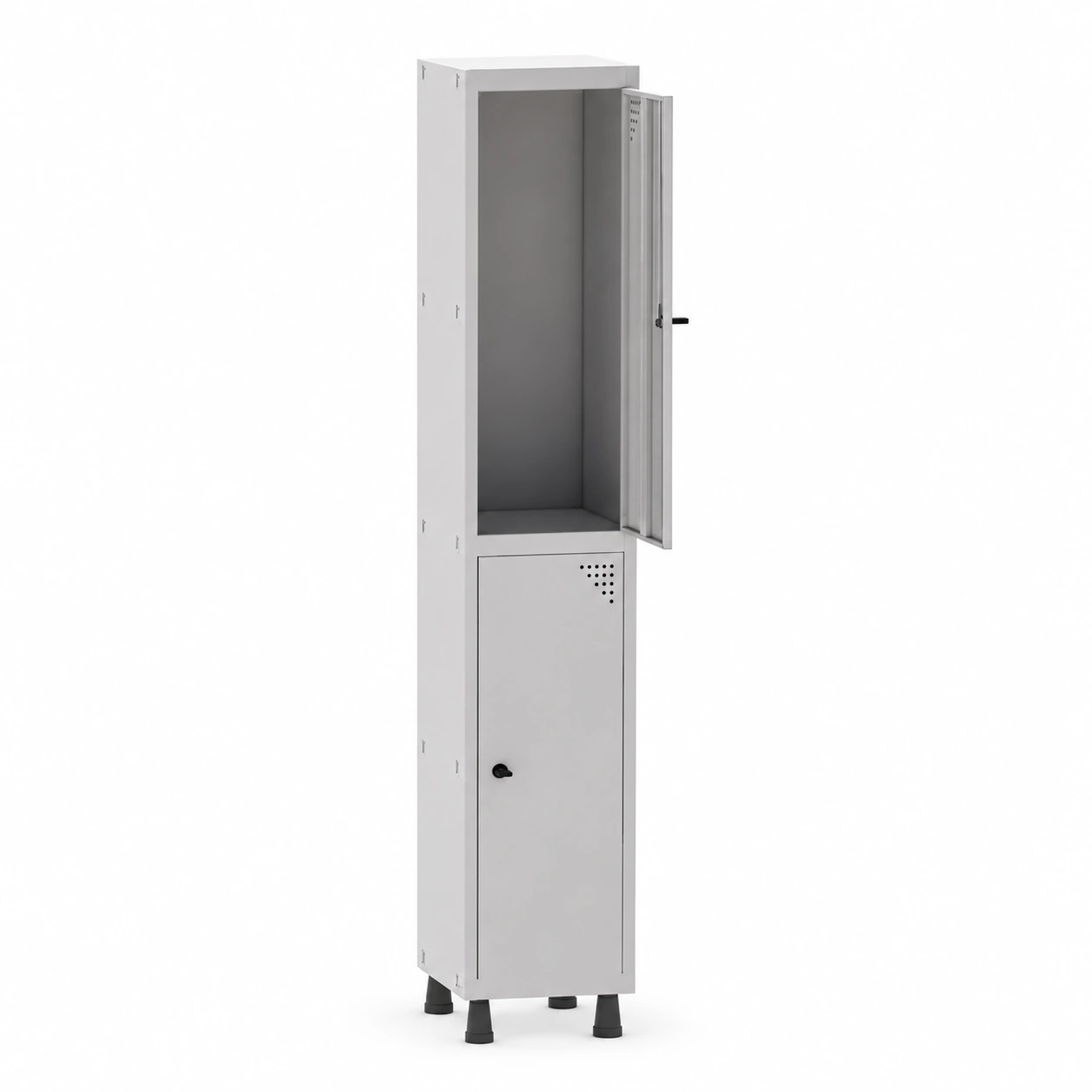 Roupeiro de Aço PAM com 02 PORTAS GRANDES – 1,80×0,35×0,32m – CZCZ – PANDIN – 74201