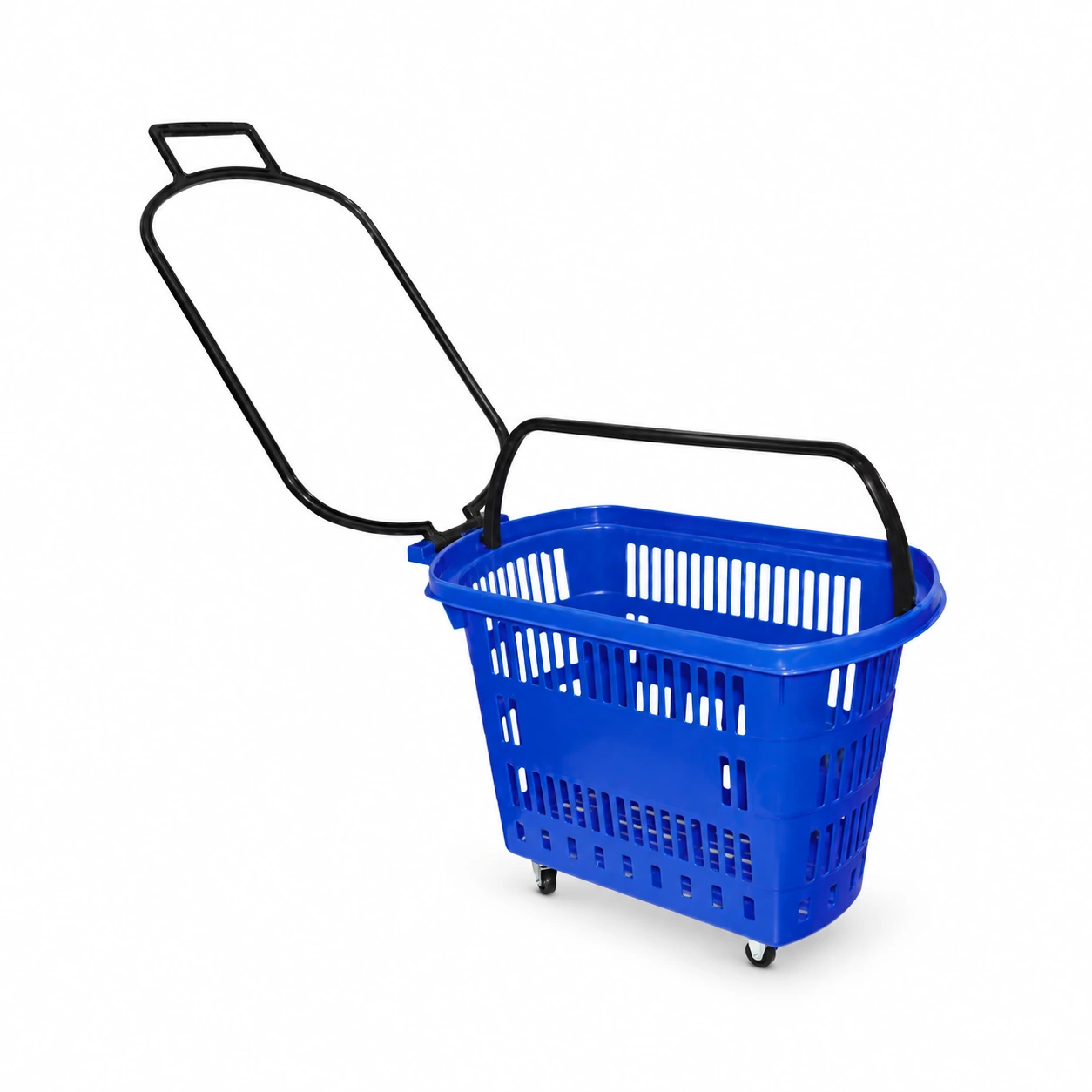 Cesta de Compras Plástica com Rodas e Capacidade para 30 litros – CO-23