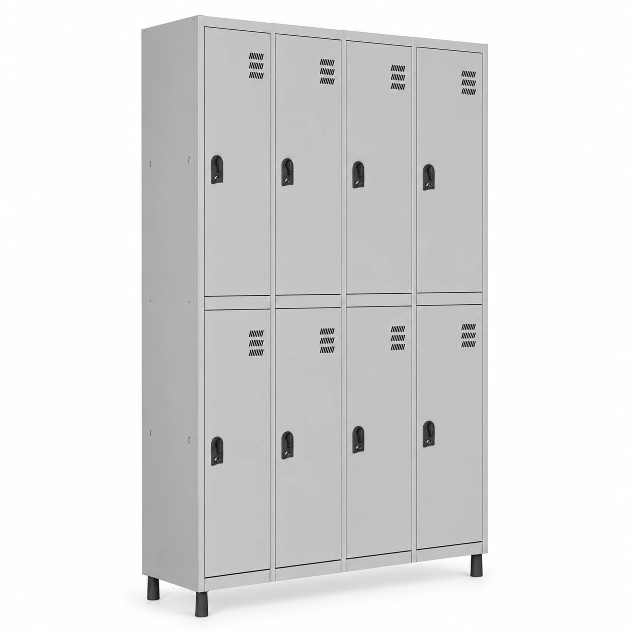 Roupeiro de Aço c 08 PORTAS GRANDES – 1,84×1,29×0,35m – CZCZ – W3 – 10914