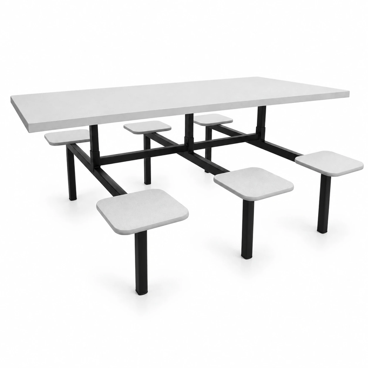 Mesa Refeitório com Banco Individual Fixo – MF-02